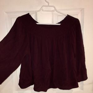 off the shoulder blouse